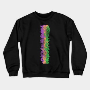 Liquid Swirls Retro Pattern Crewneck Sweatshirt